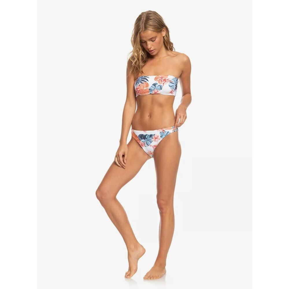 Roxy Printed Beach Classics Full Bikini Bottoms -… - image 5